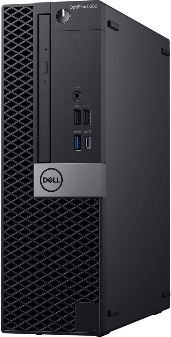 Dell Optiplex 5060 Desktop Computer | Hexa Core Intel i5 (3.2) |8GB DDR4 RAM |  128 ssd /500GB hdd | Windows 11 Professional | Home or Office PC (Renewed), Black