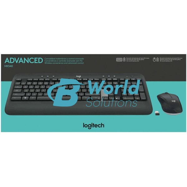 Logitech MK540 Advanced Wireless Keyboard & Mouse Combo