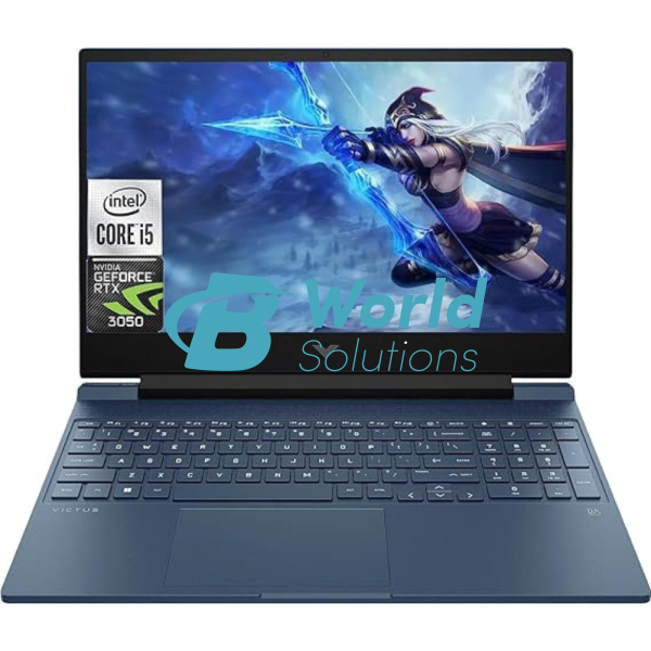 HP Victus 15-fa1093dx Gaming Laptop – 15.6″ FHD 144Hz, Intel Core i5-13420H, 8GB RAM 512GB SSD, 6GB NVIDIA GeForce RTX 3050, Blue