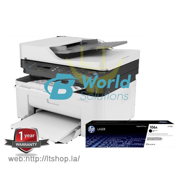 HP Laser MFP 137fnw Mono Multifunction Laser Printer