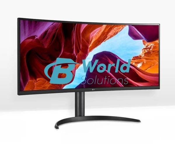 LG 34'' Curved UltraWide™ QHD Monitor(3440 x 1440) resolution, display port, 2xHDMI, LAN Port, 4x usb 3.0 downstream, usb 2.0 upstream 60Hz Refresh rate, 3800 R curvature, 5ms response time- 34WQ75C