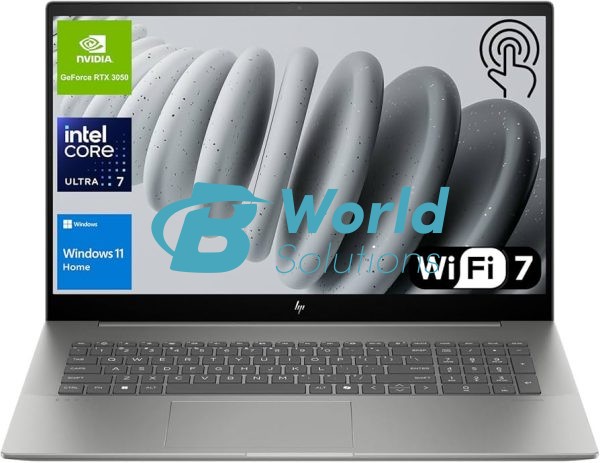 HP Envy AI-Powered Laptop 17.3" Touchscreen IPS FHD (Intel Core Ultra 7 155U, GeForce RTX 3050 4GB, 32GB DDR5, 512 gb PCIe SSD, Backlit KYB, 2 Thunderbolt 4, WiFi 6E, Win 11 Pro)