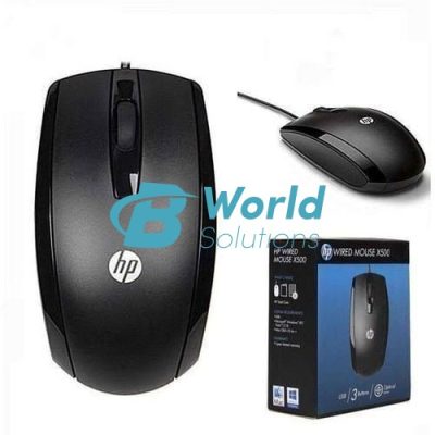 HP X500 Optical USB Wired Mouse