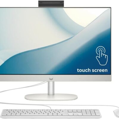2024 Newest HP All-in-One 24-inch Touchscreen Desktop, 13th Generation Intel Core i7-1355U processor| 16GB DDR4 RAM| 1000GB NVMe SSD| 23.8” FHD Display | Windows 11 (Shell White)