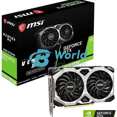 MSI Gaming GeForce GTX 1660 Super 192-bit HDMI/DP 6GB GDRR6 HDCP Support DirectX 12 Dual Fan VR Ready OC Graphics Card (GTX 1660 Super VENTUS XS OC)