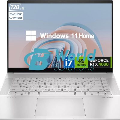 HP Envy 16-H1055Cl Laptop, 16" WQXGA 2560 * 1600 Touchscreen 120Hz, Intel Core i7-13700H, GeForce RTX 4060, 32GB DDR5 RAM, 2TB PCIe M.2 SSD, Wi-Fi 6, Windows 11 Home, Silver Visit the HP Store