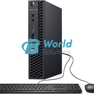 Dell Optiplex 7060 Mini Desktop PC Intel Core i5-8500T 8GB RAM DDR4 256GB SSD, WiFi, Mouse & Keyboard, Windows 11 (Renewed)