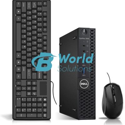 Dell OptiPlex 3050 Micro Desktop Computer, Intel Core i3-7500T Upto 3.3GHz 8GB RAM, 180GB SSD, AC Wi-Fi, Bluetooth, DisplayPort, HDMI