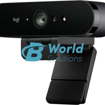 Logitech Brio 4K Webcam, Ultra 4K HD Video Calling, Noise-Canceling mic, HD Auto Light Correction, Wide Field of View, Works with Microsoft Teams, Zoom, Google Voice, PC/Mac/Laptop/Macbook/Tablet