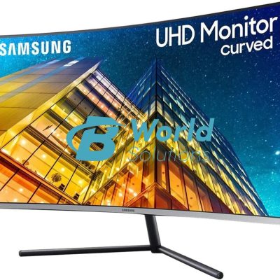 Samsung U32R590 32 Inch Curved UHD 4K Monitor - Ultra HD 3840x2160 HDMI, Displayport, Dark grey
