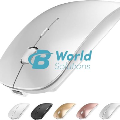 Slim Rechargeable Bluetooth Mouse Silent Click