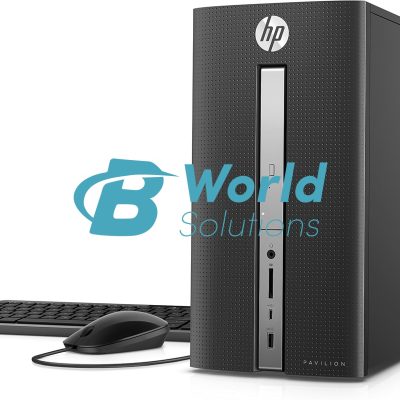 HP Pavilion Desktop Computer, Intel Core i5-7400, 8GB RAM, 1TB Hard Drive, Windows 10 (570-p020, Black)