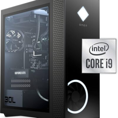 OMEN 40L Gaming Desktop Tower PC Intel Core I9 12th Gen 64Gb Ram DDR5-5200 1TB SSD + 2 TB HDD NVIDIA GeForce RTX 3080 TI 10GB Dedicated Graphics 92 mm 2- Heat pipe RGB air Cooler Front Fans
