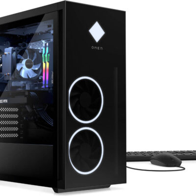 OMEN 40L Gaming Desktop Tower P Dedicated Graphics 92 mm 2- Heat pipe RGB air Cooler Front Fans