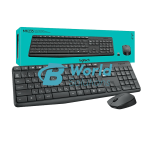 Logitech MK235 Wireless Keyboard and Mouse Combo (Black)