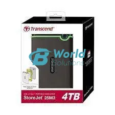 Transcend External HDD 4TB – Iron Grey
