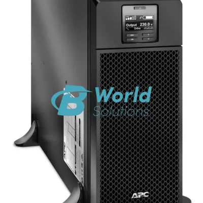 APC Smart-UPS On-Line, 5kVA/5kW, Rack/Tower, 230V, 2x IEC C13+1x IEC C19+Hard wire 3-wire (H+N+E) outlets, Network Card, W/O rail kit