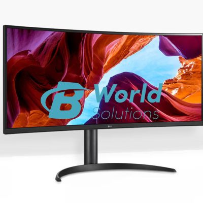 LG 34'' Curved UltraWide™ QHD Monitor(3440 x 1440) resolution, display port, 2xHDMI, LAN Port, 4x usb 3.0 downstream, usb 2.0 upstream 60Hz Refresh rate, 3800 R curvature, 5ms response time- 34WQ75C
