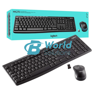 Logitech Wireless Combo MK270 – Keyboard and mouse set – 2.4 GHz