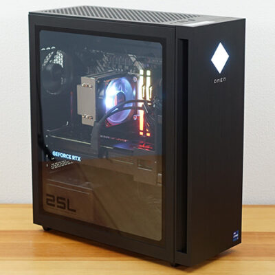 OMEN by HP 25L Gaming Tower PC  * Core i9 12900F 2.4Ghz Turbo 5.1Ghz 24 CPU's * 32GB 1TB NVMe SSD 2TB HDD PSU 600W * GeForce RTX 3070 8GB Graphics