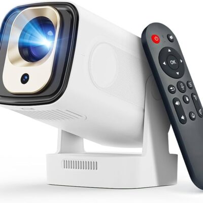 HY260 Pro Mini Portable Projector Native 1080P Support for 4K Resolution with Bluetooth 5.4 WIFI6 300 ANSI Projector