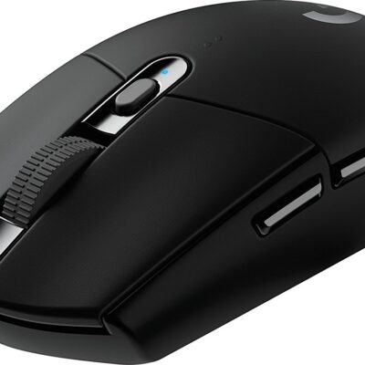 Logitech G305 LIGHTSPEED Wireless Gaming Mouse, Hero 12K Sensor, 12,000 DPI, Lightweight, 6 Programmable Buttons, 250h Battery Life, On-Board Memory, PC/Mac - Black