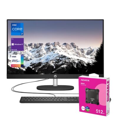 Hp All-in-one 27-cr0155nh Pc, Intel Core I7 1355u, 8gb Ddr4 3200, 512gb Pcie Nvme M.2 Ssd, windows 11, 27″ Fhd
