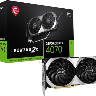 MSI NVIDIA GeForce RTX 4070 VENTUS 3X 12GB GDDR6X Graphics Card Gpu