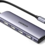 UGREEN 6-in-1 USB-C Multi-function Hub – CM512 (UG-15598) – Gray