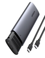 UGREEN NVMe and SATA M.2 Enclosure Tool-Free USB C 3.2 Gen2 Supports M and B&M Keys 2280/ 2230/ 2242/ 2260 SSDs