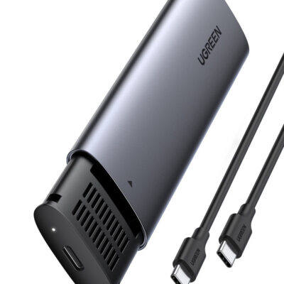 UGREEN NVMe and SATA M.2 Enclosure Tool-Free USB C 3.2 Gen2 Supports M and B&M Keys 2280/ 2230/ 2242/ 2260 SSDs