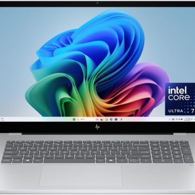 HP OmniBook 7 17.3 inch Next Gen AI PC, FHD Touchscreen Display, Intel Core Ultra 7 256V, 32GB RAM, 1 TB SSD, Intel Arc 140V GPU, Windows 11 Home, Copilot+ PC, Glacier Silver,