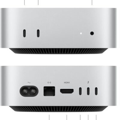 Apple 2024 Mac mini Desktop Computer with M4 chip with 10‑core CPU and 10‑core GPU: Built for Apple Intelligence, 24GB Unified Memory, 512GB SSD Storage, Gigabit Ethernet. Works with iPhone/iPad