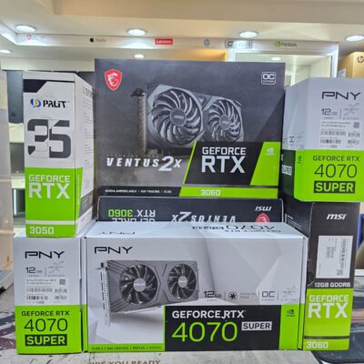 PNY GeForce RTX 4070 Super OC Dual Fan Verto Graphics Card, 12GB GDDR6X 192-Bit Memory, 2490 MHz Boost Clock, 21 Gbps Memory Speed, 7168 CUDA Cores, PCI-E 4.0 x16 |