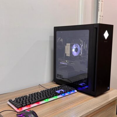 HP OMEN 25L GT15 Gaming Tower Intel Core i7 12700F 20CPUs  16GB Memory  512GB NVMe SSD 1TB HDD PSU 500W  Nvidia GeForce RTX 3070 Ti 8GB Graphics With Gaming Keyboard