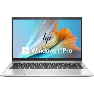 HP ProBook 445 G9 Business Laptop (14" FHD Touchscreen, AMD Ryzen 7 5825U, 16GB RAM, 256 SSD, 8-Core (Beats i7-1165G7)) Fingerprint Reader, Webcam, Ethernet, Wolf Pro Security, Win 11 Pro, Silver