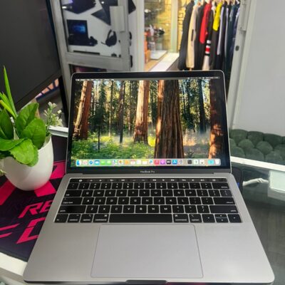 Apple Mid 2019 MacBook Pro Touchbar  with 2.4GHz Intel Core i5 (13.3 inch, 16GB RAM, 256GB SSD) Silver (Renewed)