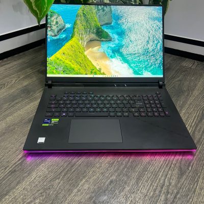 ASUS ROG Strix Scar 18 G834JZ-N6004W 18" WQXGA 240Hz Gaming Laptop (Intel Core i9-13980HX, 32GB RAM, 1TB SSD, Nvidia RTX 4080 12GB, Windows 11 Home) Black QWERTY Keyboard