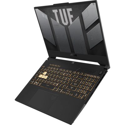 Asus TUF Gaming F15 15.6" FHD 144Hz Gaming Laptop, 12th Gen Intel Core i7-12700H 2.30 GHz, 16GB RAM, 1TB SSD, 8GB NVIDIA GeForce RTX 3070, English Arabic KB, Win 11 Pro, Gray