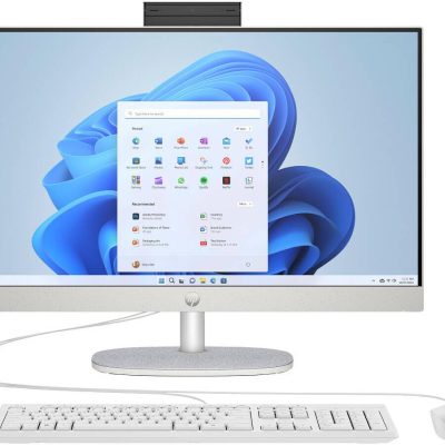 HP All-in-One 24-cr0315nh PC, Intel Core i3 1315U, 8GB DDR4 3200, 512GB PCIe NVMe M.2 SSD, FreeDOS, 23.8" FHD, No ODD, Realtek Wi-Fi 6 (1x1) and Bluetooth 5.3 wireless card, HP True Vision 720p HD tilt privacy camera