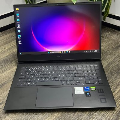 HP Omen 16-B0004TX 16.1" FHD IPS 60Hz Gaming Laptop, 11th Gen Intel Core i7-11800H, 16GB DDR4 RAM, 512GB SSD, 4GB Nvidia RTX 3050Ti, Non RGB English Keyboard, Windows 11 Home, Black