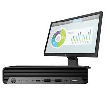 HP Pro Mini 400 G9 Desktop PC, Intel Core i3 13100T, 8GB DDR4 3200, 256GB PCIe NVMe M.2 SSD, FreeDOS, No ODD, Realtek RTL8852BE Wi-Fi 6 (2x2) and Bluetooth® 5.3 wireless card, HP Wired Desktop 320K Keyboard & HP 125 Wired Mouse