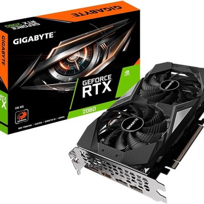 GIGABYTE GeForce RTX 2060 OC 6G Graphics Card, 2X Windforce Fans, 6GB 192-bit GDDR6, Gv-N2060OC-6GD REV2.0 Video Card